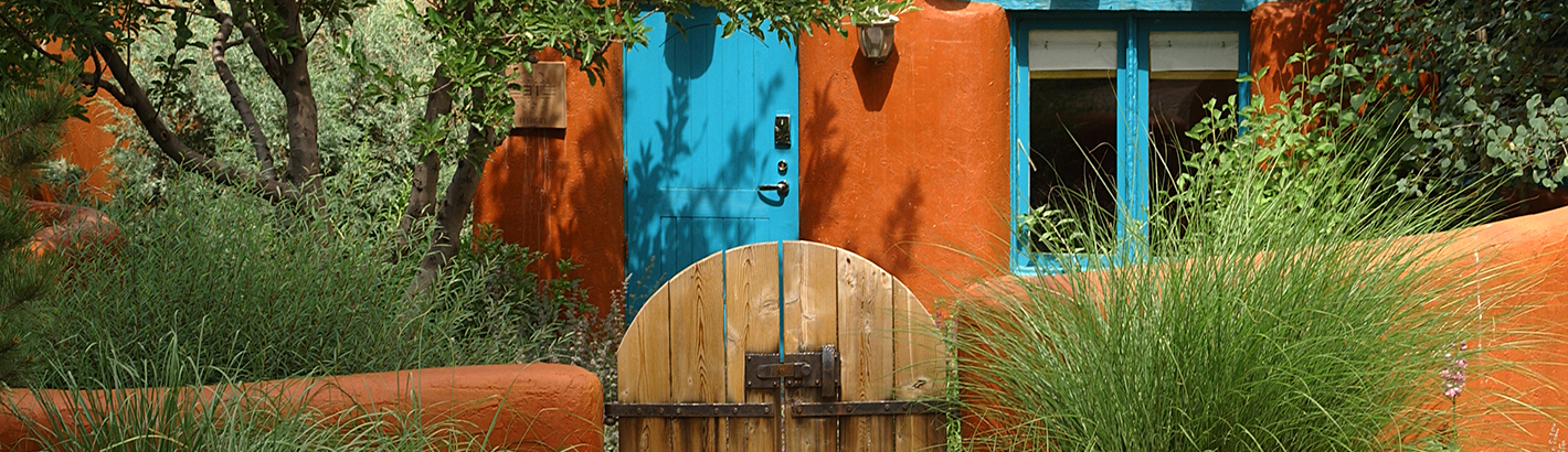 image of orange house