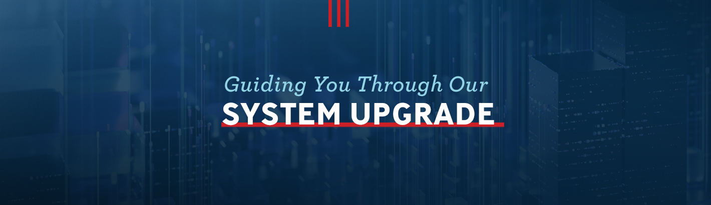 System Upgrade Banner